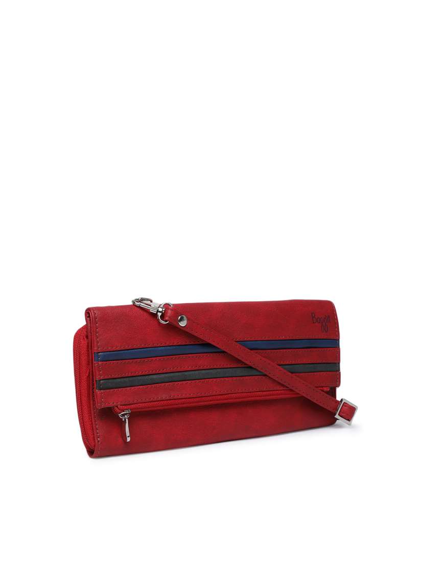 Baggit red solid sling bag store