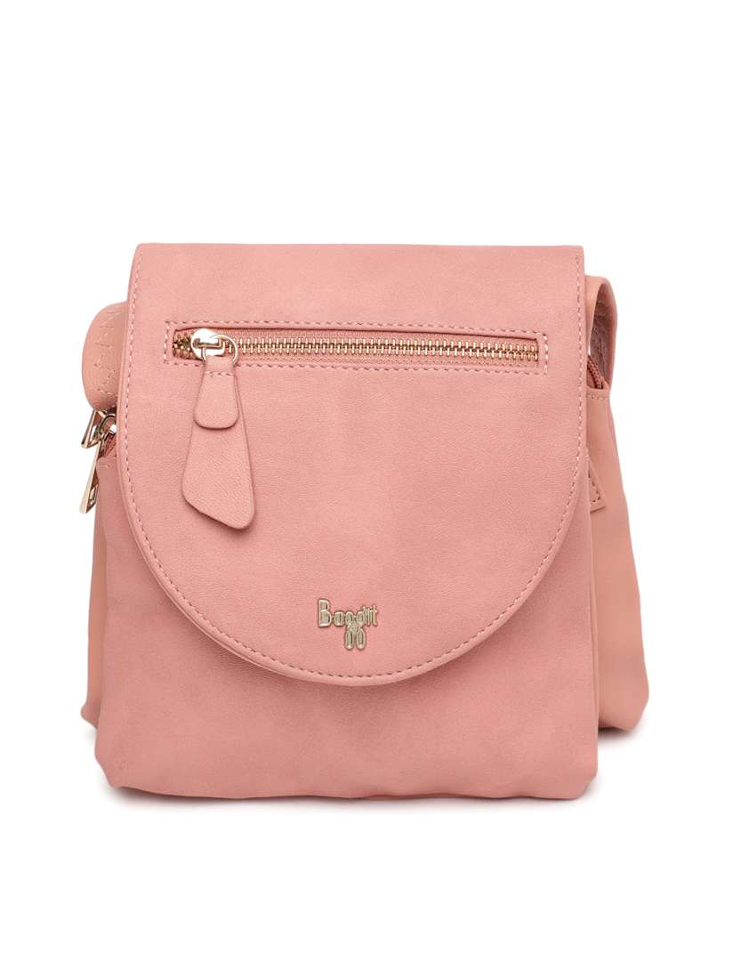 Buy Baggit Pink Solid Sling Bag Handbags for Women 8744431 Myntra
