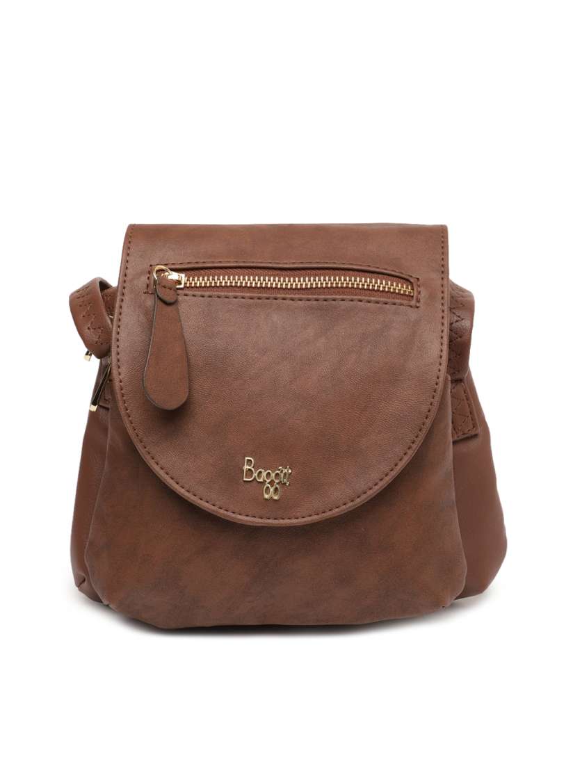 Buy Baggit Brown Solid Sling Bag Handbags for Women 8744555 Myntra