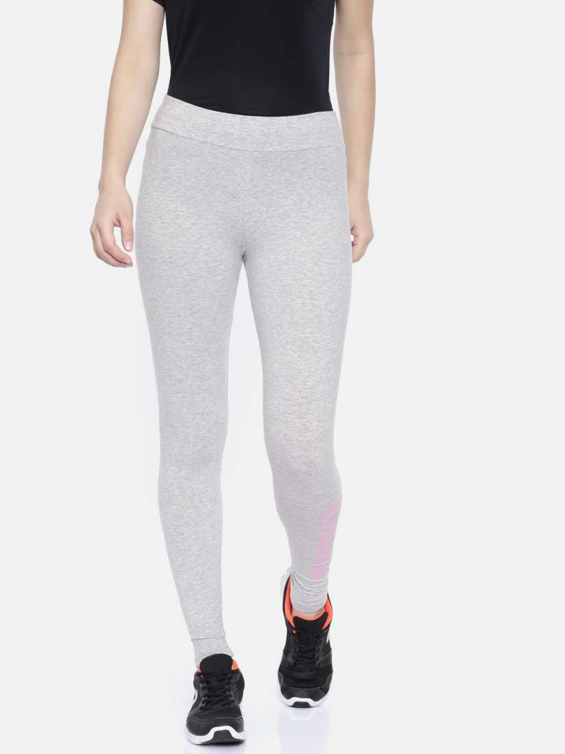 Buy Puma Women Grey Melange Solid KA Tights Tights for Women 8749977 Myntra