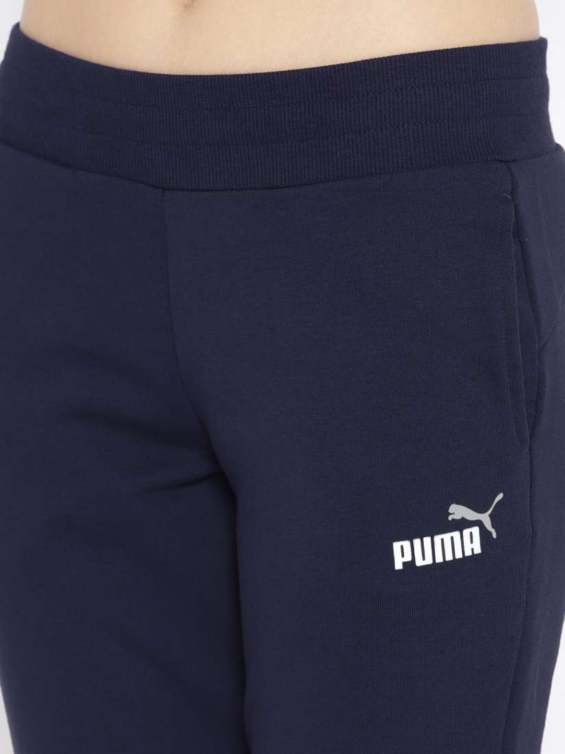 Buy Puma Women Navy Blue Solid ESS TR CL Joggers Track Pants for Women 8750333 Myntra
