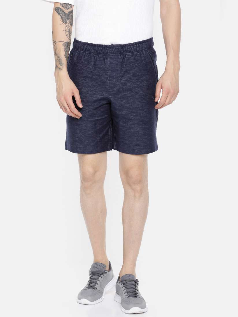 Buy Puma Men Navy Regular Fit Solid India Track Sports Shorts Shorts for Men 8754581 Myntra