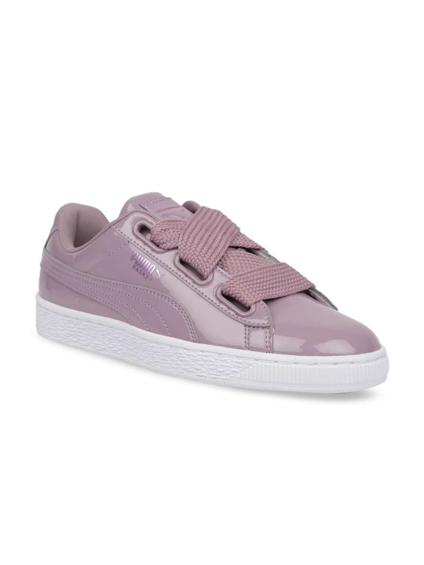 Buy Puma Women Purple Basket Heart Patent Wn s Sneakers Casual Shoes for Women 8758127 Myntra