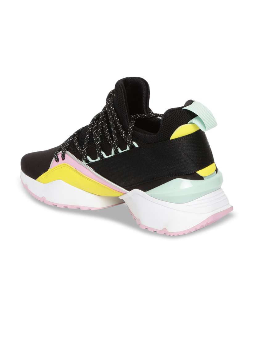 Buy Puma Women Black Yellow Muse Maia TZ Wn s Sneakers Casual Shoes for Women 8758203 Myntra