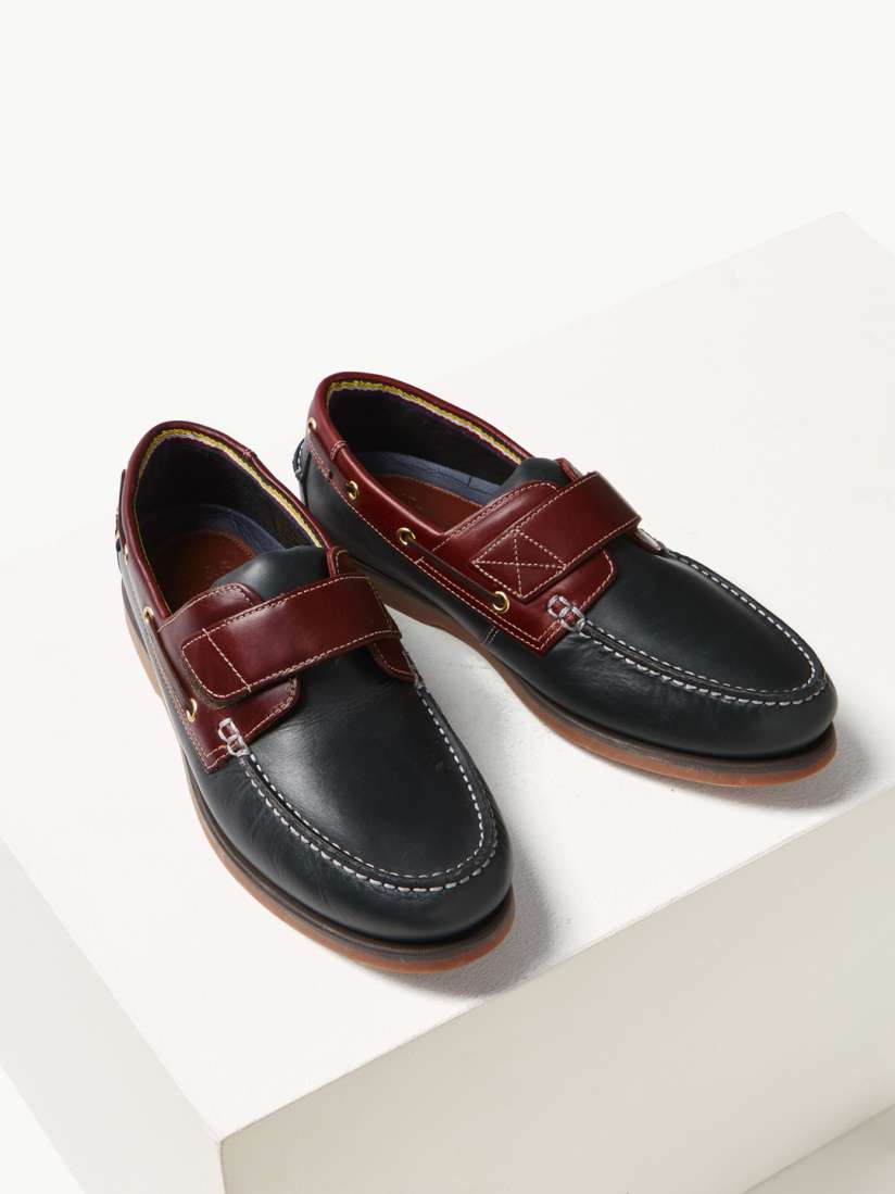 Buy Marks Spencer Men Navy Blue Leather Boat Shoes Casual Shoes for Men 8772867 Myntra