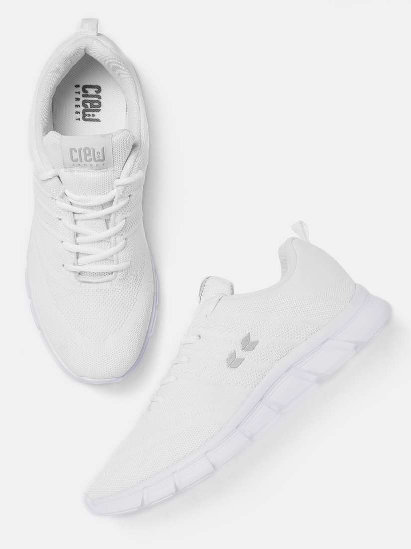 Buy Crew STREET Men White Running Shoes Sports Shoes for Men 8786793 Myntra