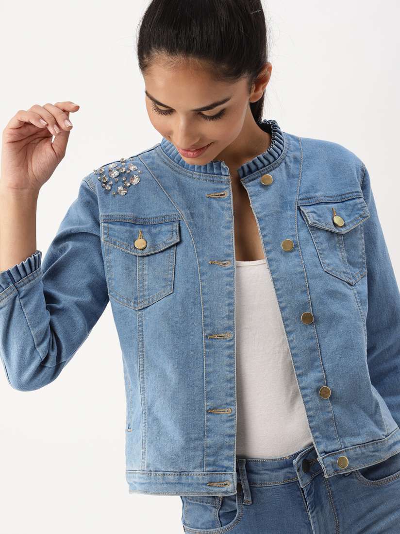 Dressberry denim jacket top