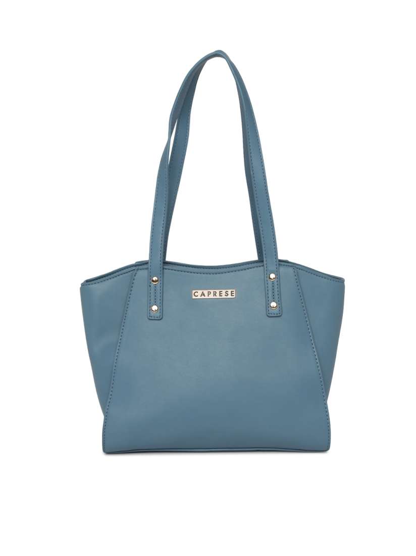 Buy Caprese Blue Solid Shoulder Bag Handbags for Women 8789583 Myntra