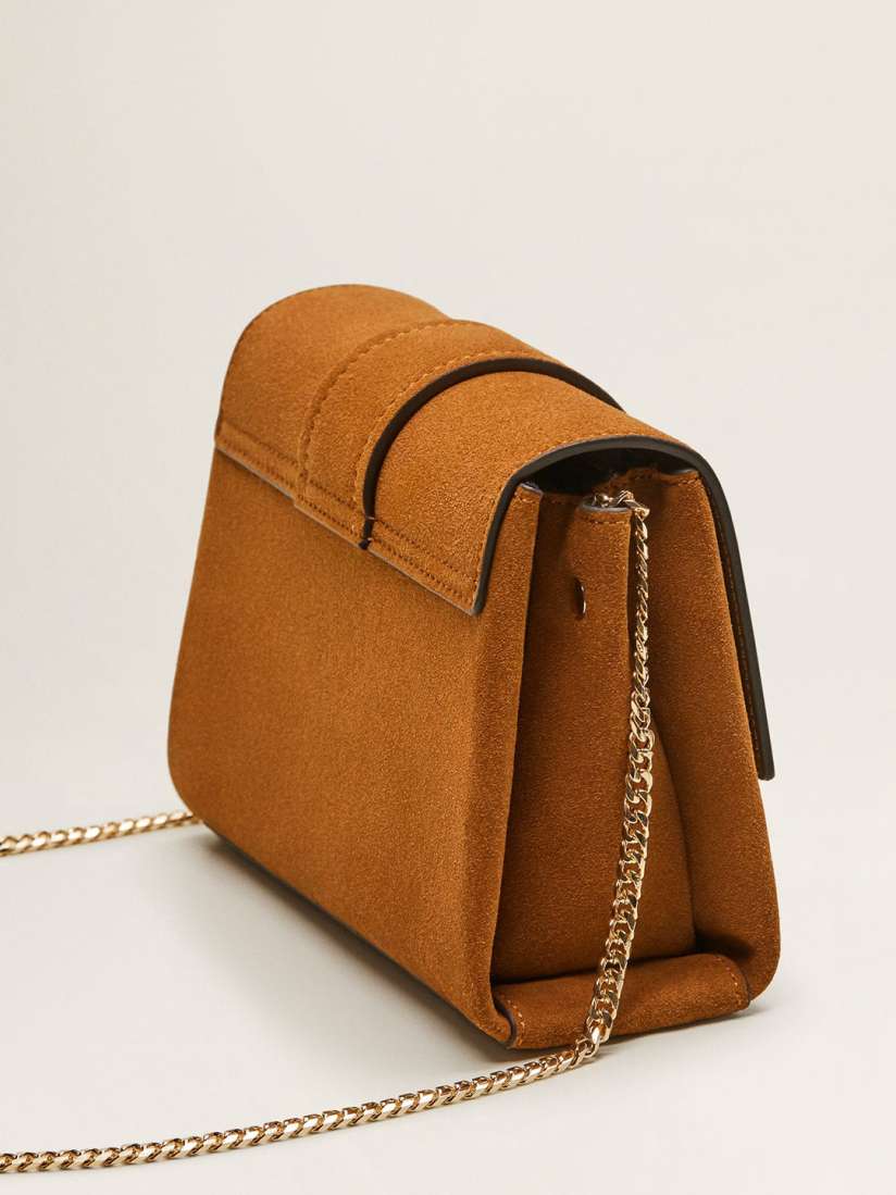 Buy MANGO Mustard Yellow Solid Leather Sling Bag Handbags for Women 8798339 Myntra