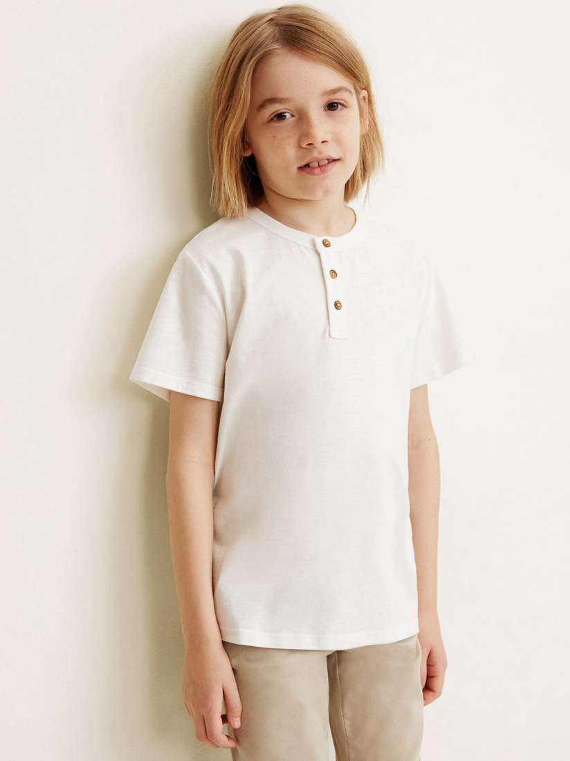 Henley t shirts boys best sale