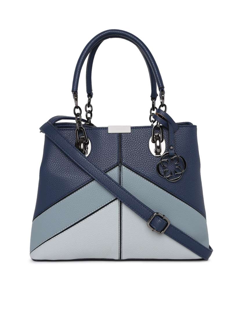 Buy CERIZ Navy Blue Colourblocked Shoulder Bag Handbags for Women 8803533 Myntra