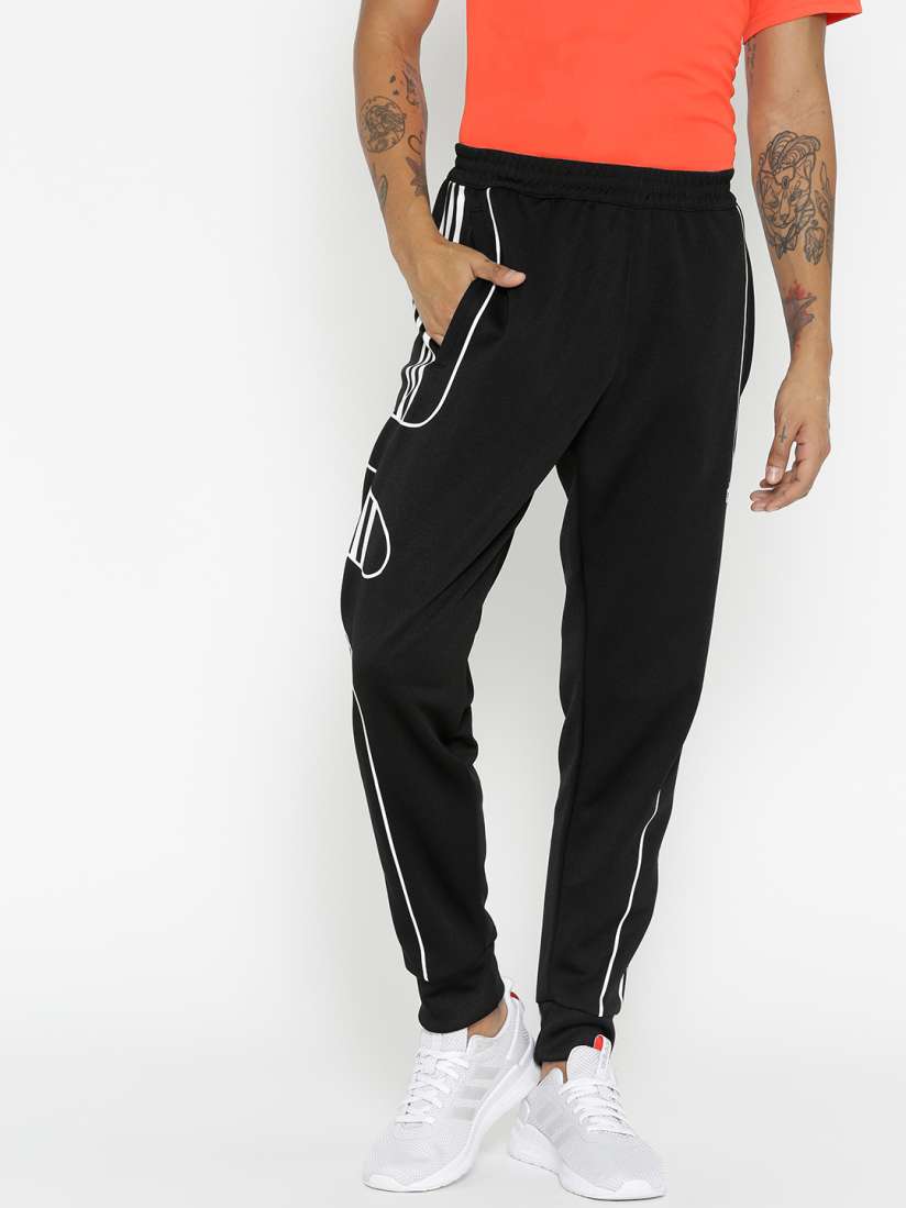 Buy ADIDAS Originals Men Black White Printed Flame Strike Joggers Track Pants for Men 8808763 Myntra