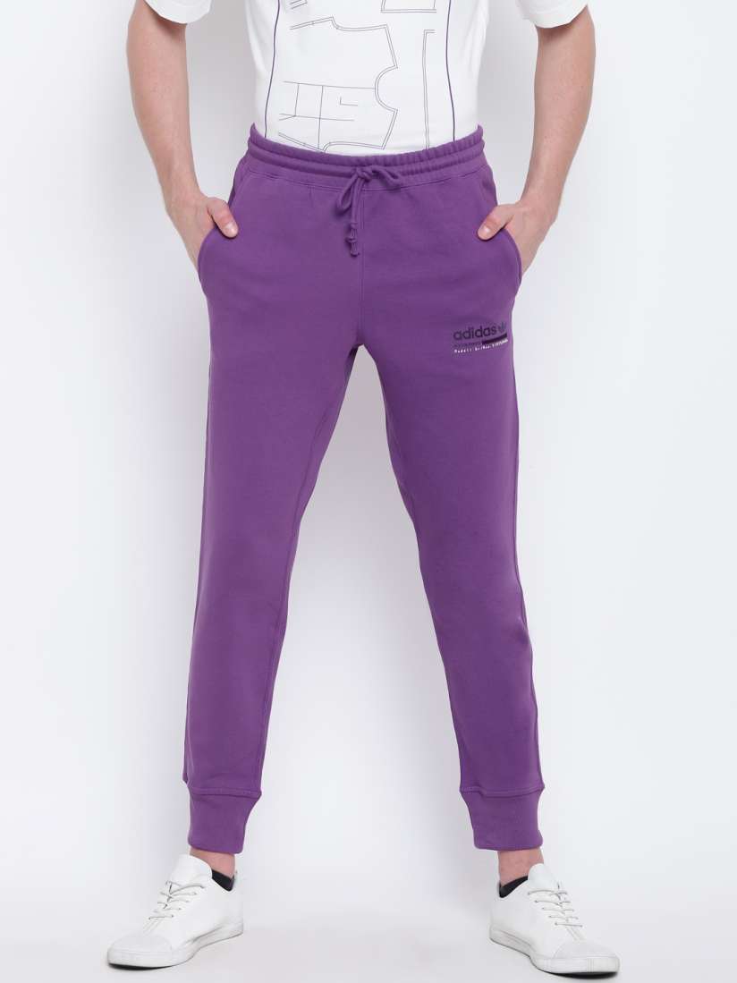 Adidas purple joggers clearance
