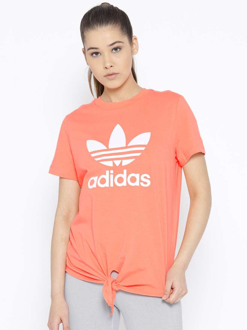Adidas trefoil orange cheap
