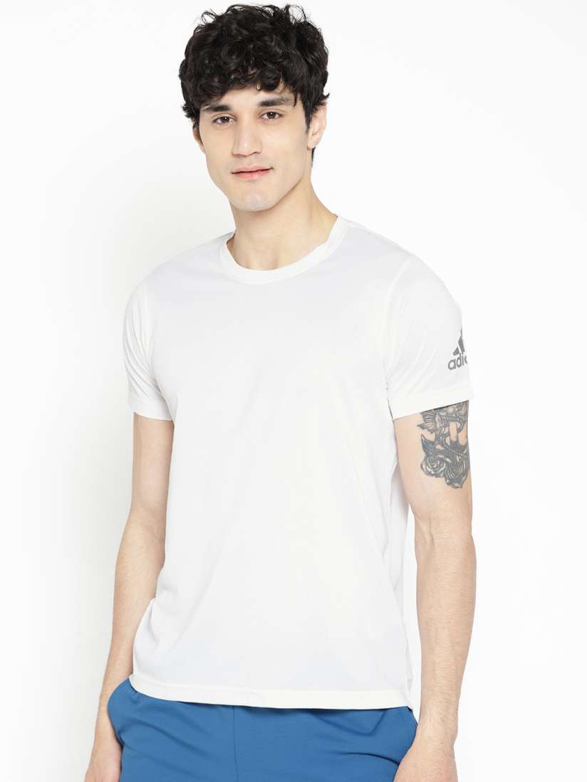 Buy ADIDAS Men White Solid Freelift Prime Training T shirt Tshirts for Men 8809999 Myntra