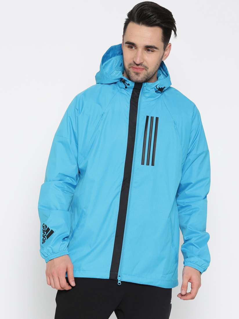 Buy ADIDAS Men Black Solid WND Fleece Lined Sporty Jacket Jackets for Men 8810527 Myntra