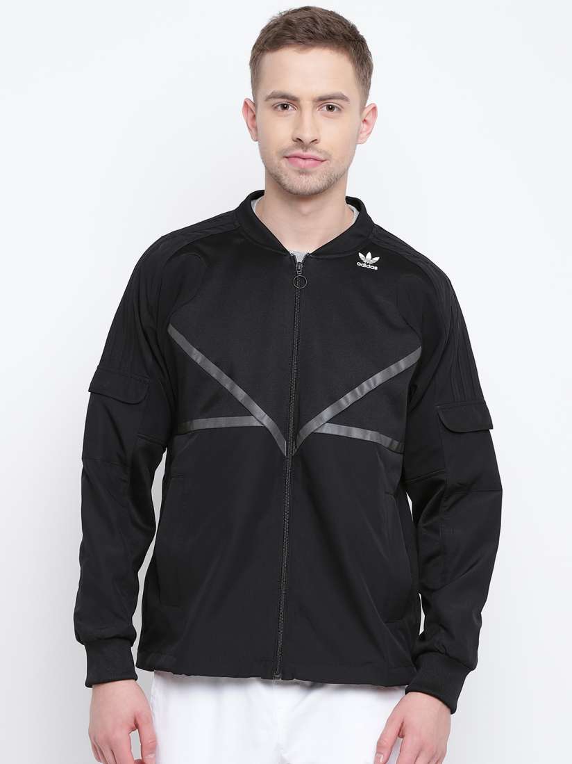 Buy ADIDAS Originals Men Black TRACKTOP Sporty Jacket Jackets for Men 8810659 Myntra