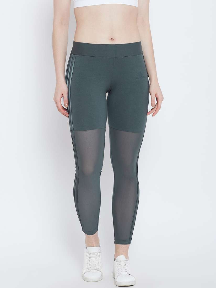 Buy ADIDAS Women Green W ID MESH Cropped Mesh Tights Tights for Women 8810701 Myntra