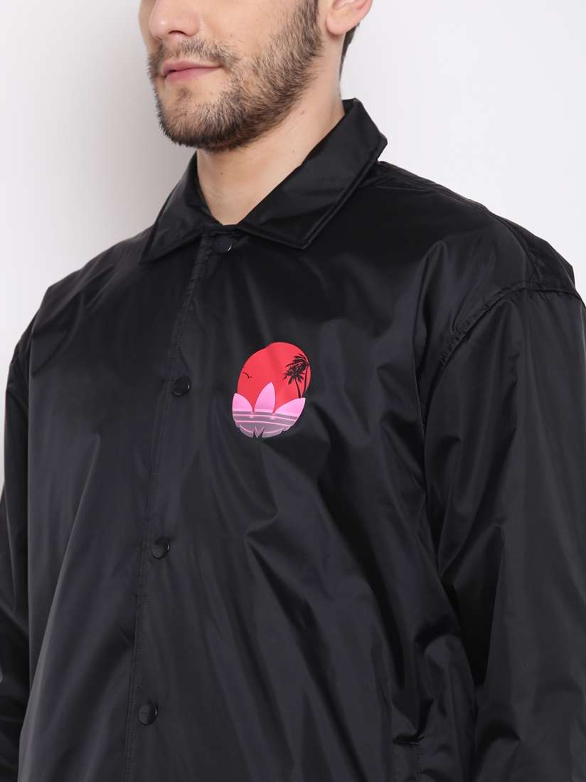 Buy ADIDAS Originals Men Black TROPICAL COACH Padded Jacket Jackets for Men 8810727 Myntra