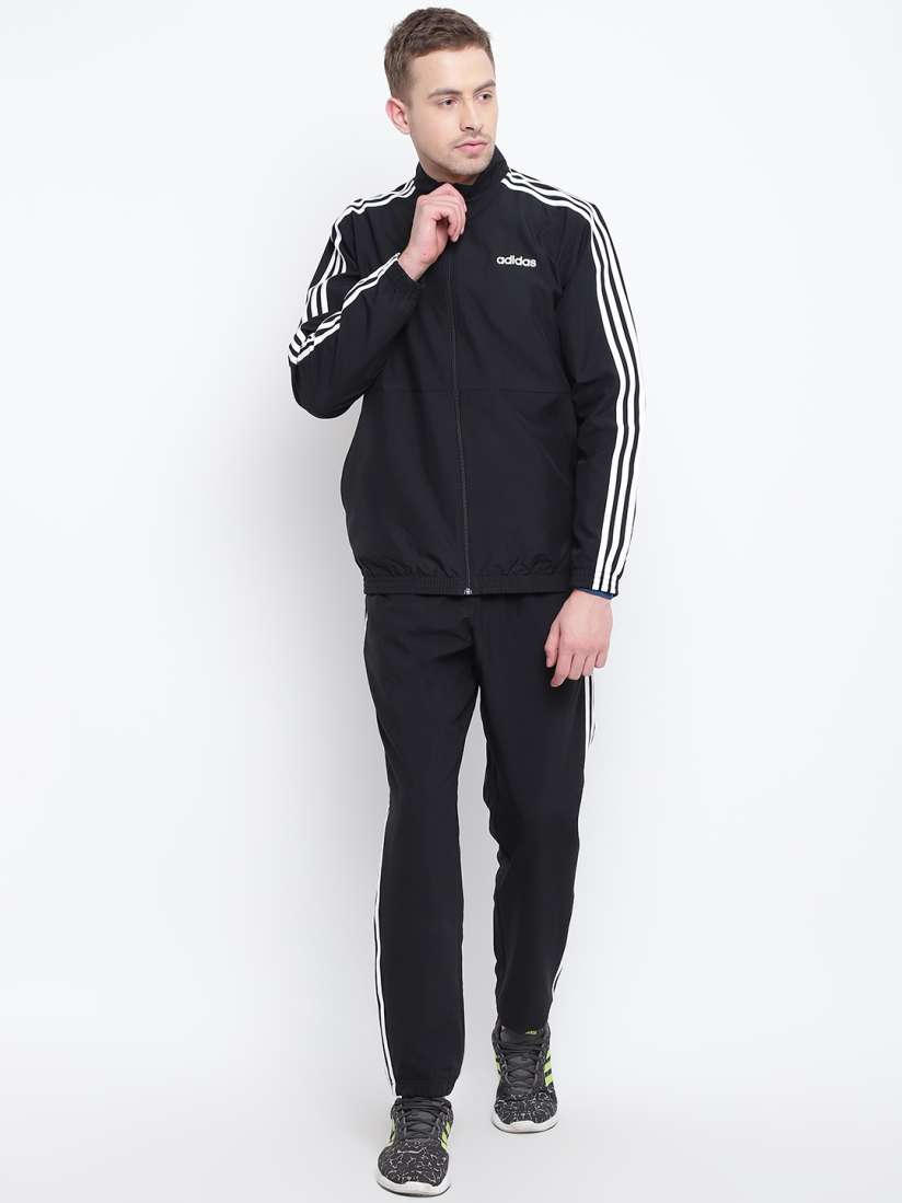 Buy ADIDAS Men Black MTS 3S WV C Tracksuit Tracksuits for Men 8810753 Myntra