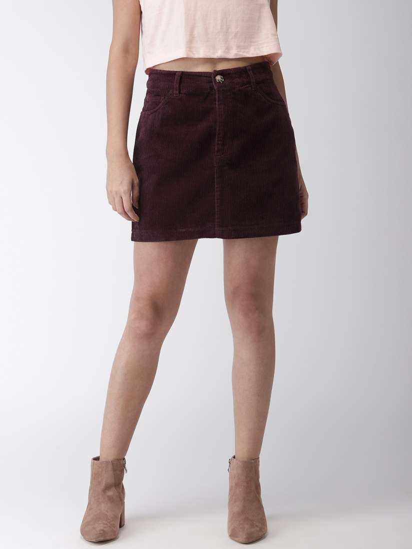Burgundy corduroy skirt forever 21 deals