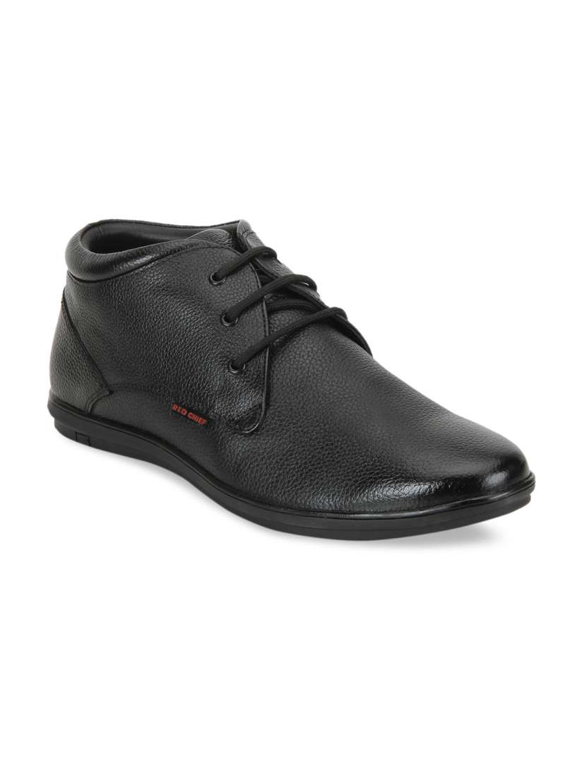 Red chief black derby formal shoes discount