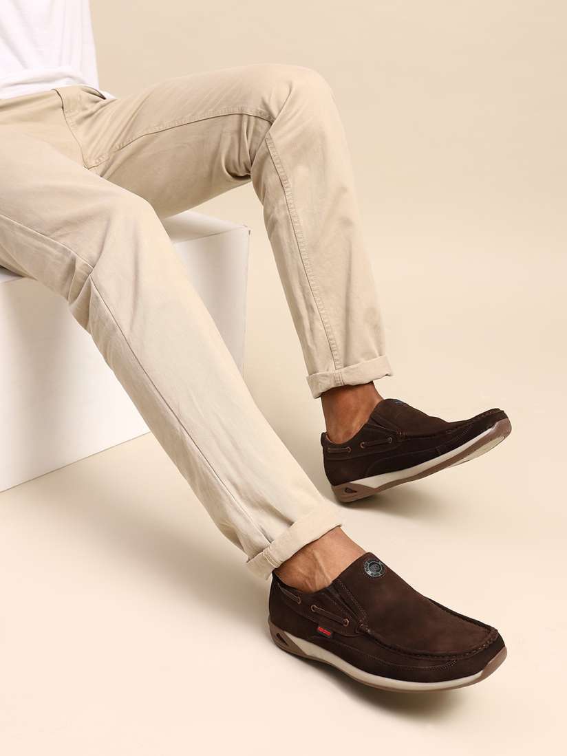 Buy Red Chief Men Coffee Brown Leather Slip On Sneakers Casual Shoes for Men 8827871 Myntra