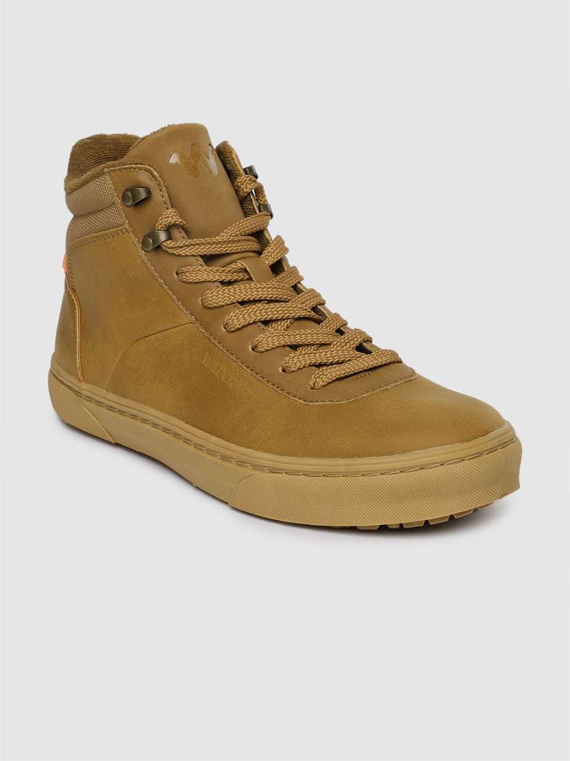 Buy Wildcraft Men Tan Brown Solid Cruiser Mid Top Sneakers Casual Shoes for Men 8835261 Myntra