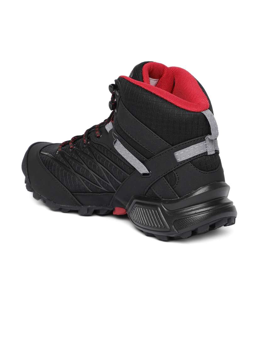 Buy Wildcraft Men Black RuNX TR Hugo Solid Mid Top Trekking Shoes Casual Shoes for Men 8835345 Myntra