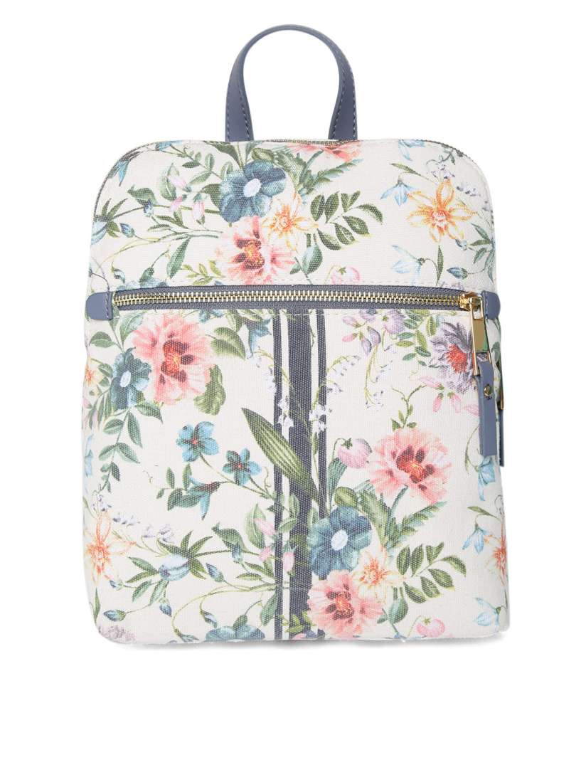 Floral backpack accessorize top
