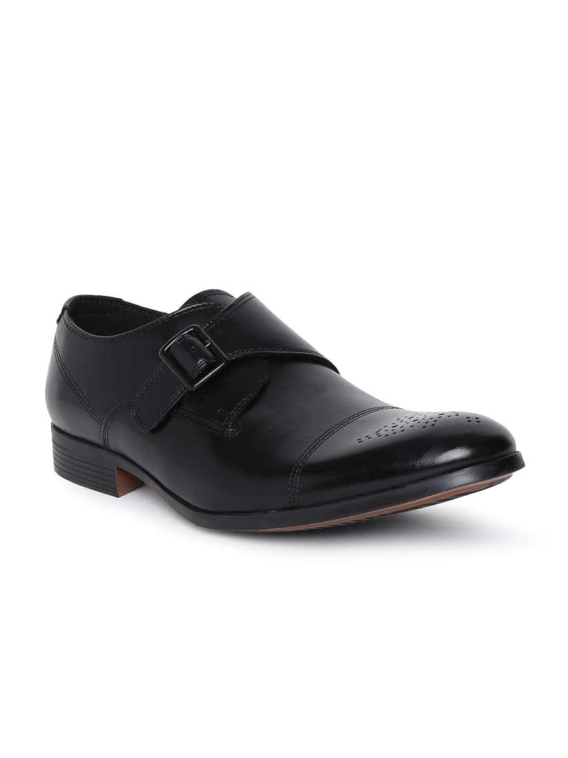 Buy Clarks Men Black Gilmore Formal Leather Monk Shoes Formal Shoes for Men 8857295 Myntra