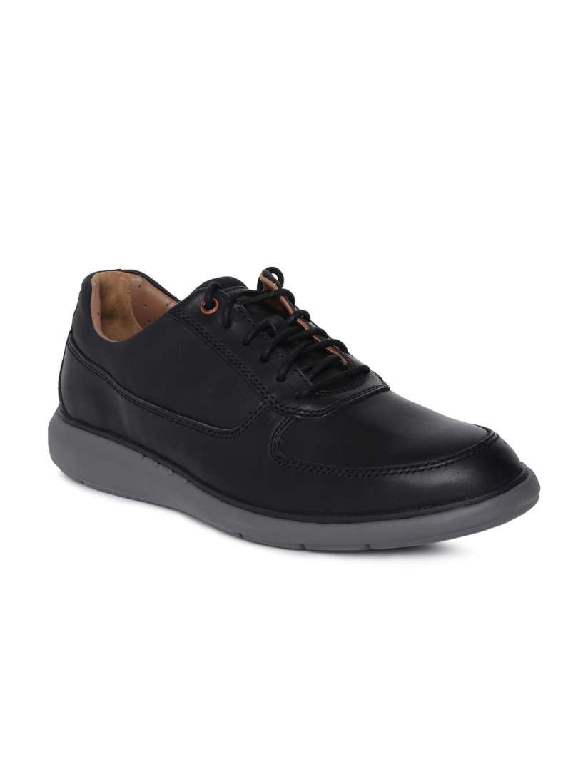 Buy Clarks Men Black Un Voyage Leather Sneakers Casual Shoes for Men 8857325 Myntra