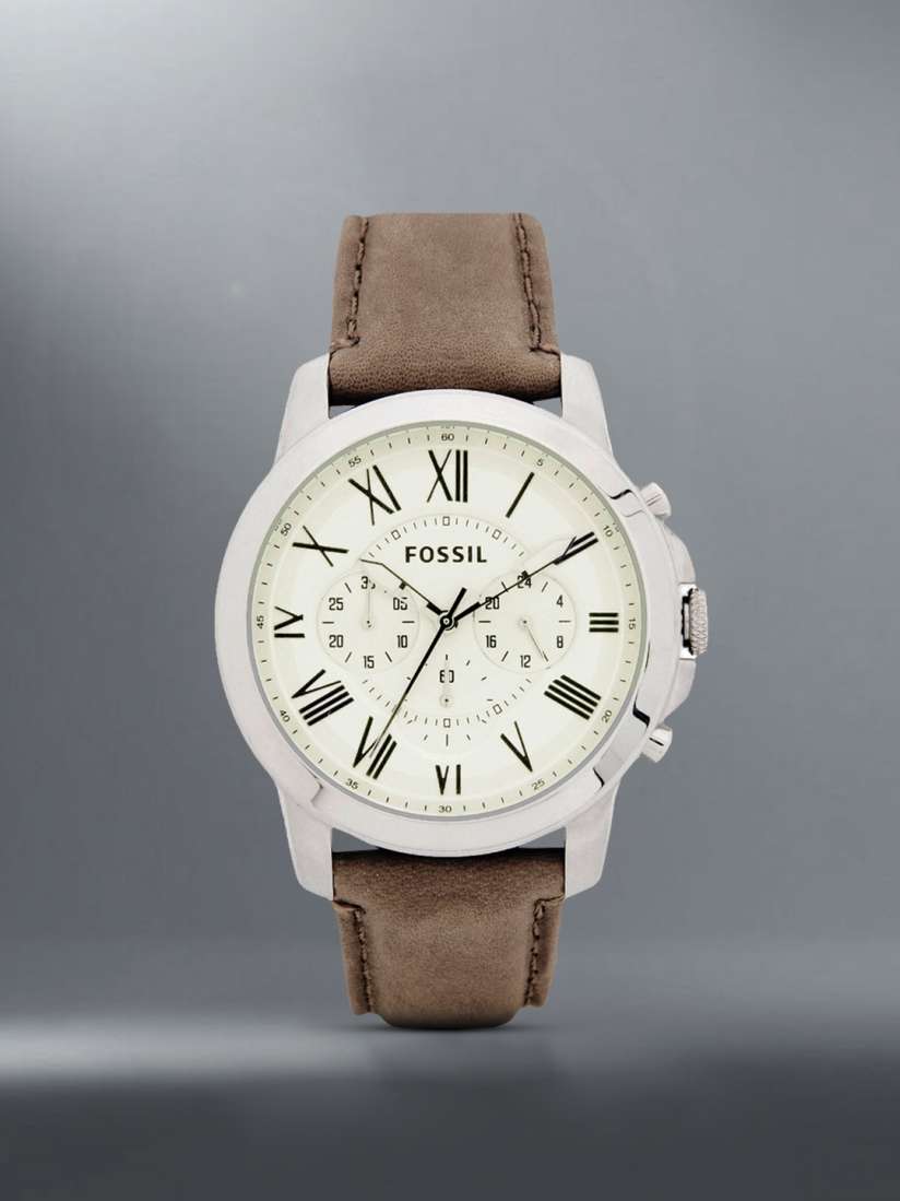 Buy Fossil Men Cream Coloured Dial Watch FS4735 Watches for Men 88576 Myntra