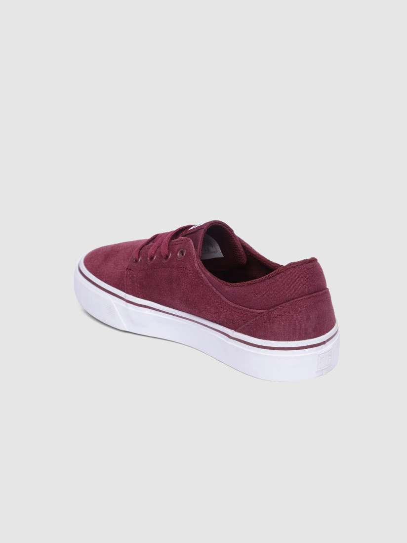 Buy DC Girls Burgundy TRASE Suede Sneakers Casual Shoes for Girls 8863127 Myntra