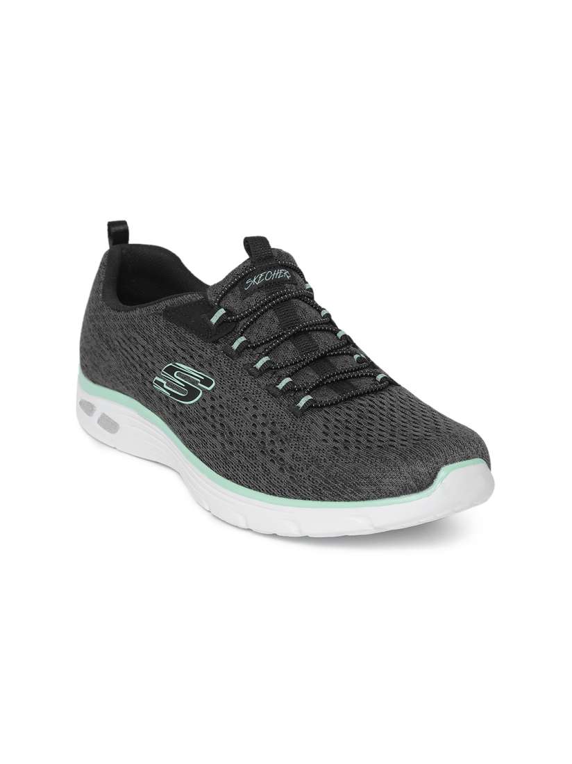 Buy Skechers Women Charcoal Grey Empire D Lux Lively Wind Shoes Casual Shoes for Women 8885627 Myntra
