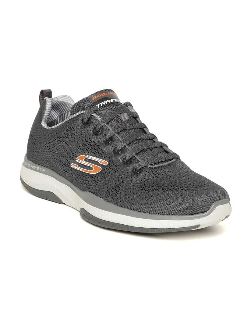 Buy Skechers Men Charcoal Grey Burst CORAM Training Shoes Sports Shoes for Men 8885899 Myntra