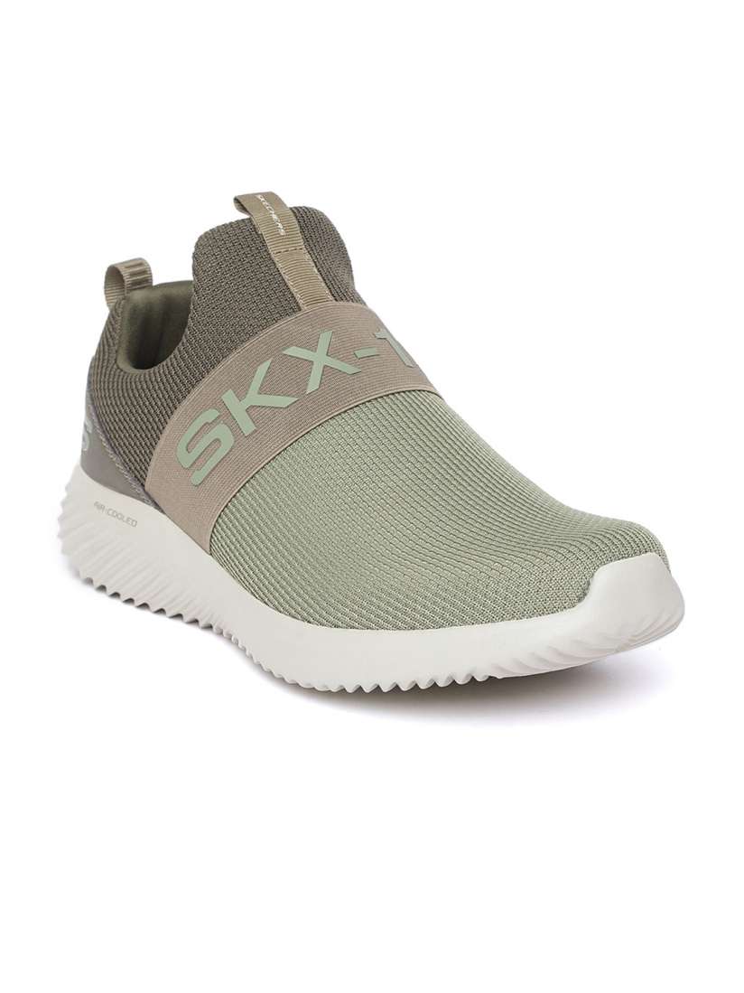 Buy Skechers Men Olive Green Bounder Wolfston Sneakers Casual Shoes for Men 8885997 Myntra