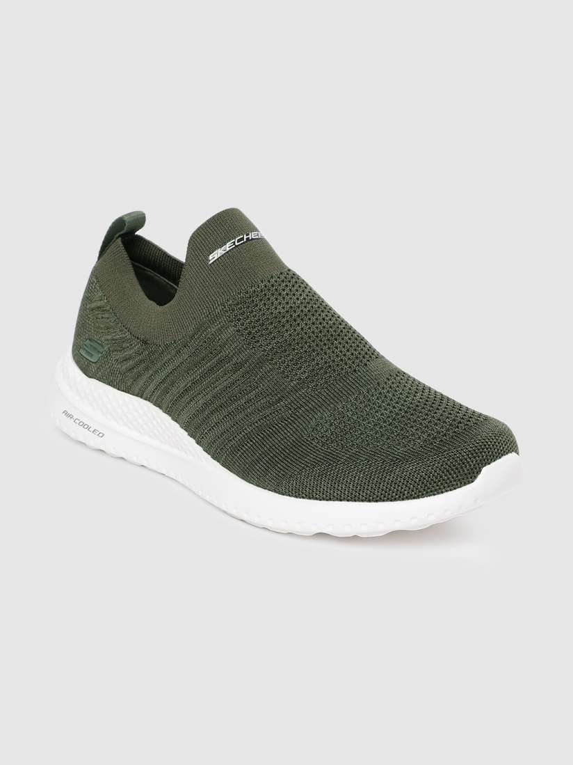 Buy Skechers Men Olive Green MATERA GRAFTEL Slip On Sneakers Casual Shoes for Men 8886183 Myntra