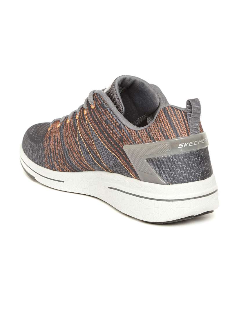 Buy Skechers Men Grey Orange Burst 2.0 In The Mix II Sneakers Casual Shoes for Men 8886205 Myntra