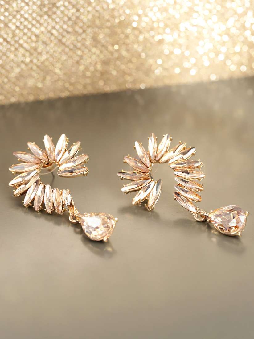 Youbella gold plated earrings top