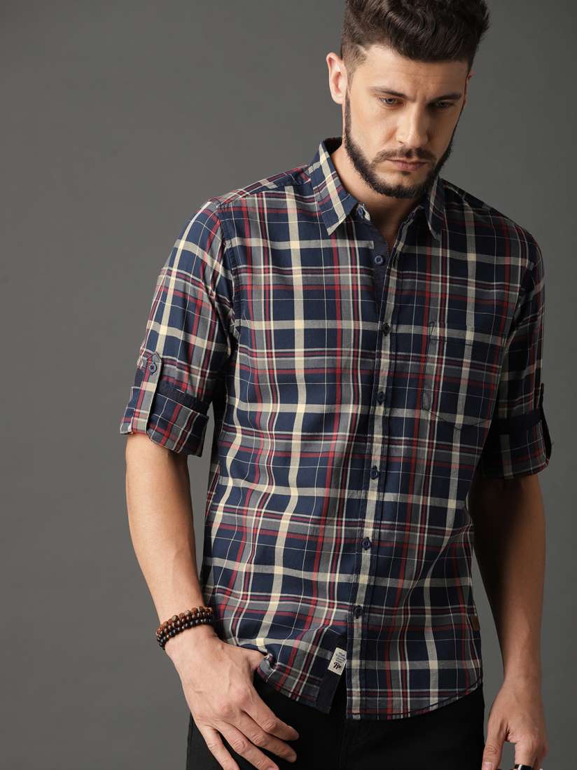 Roadster check shirts store