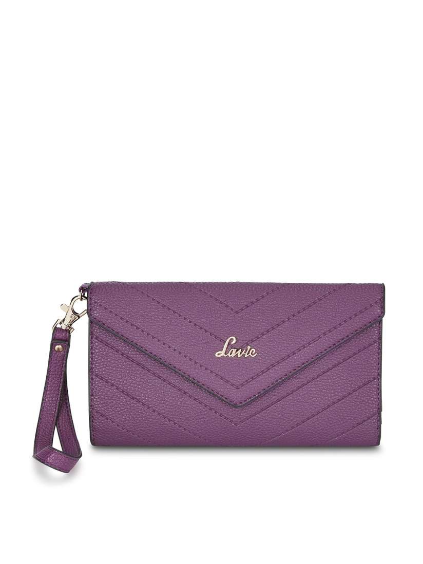 Buy Lavie Women Purple Solid Three Fold Wallet Wallets for Women 8891247 Myntra