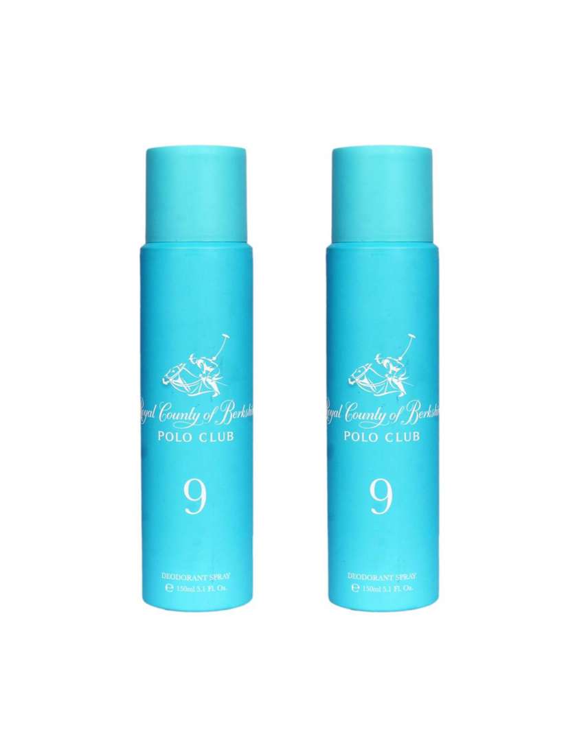 Buy Royal County Of Berkshire Polo Club Women Pack of 2 No 9 Deodorant Spray 150 ml Deodorant for Women 8901567 Myntra