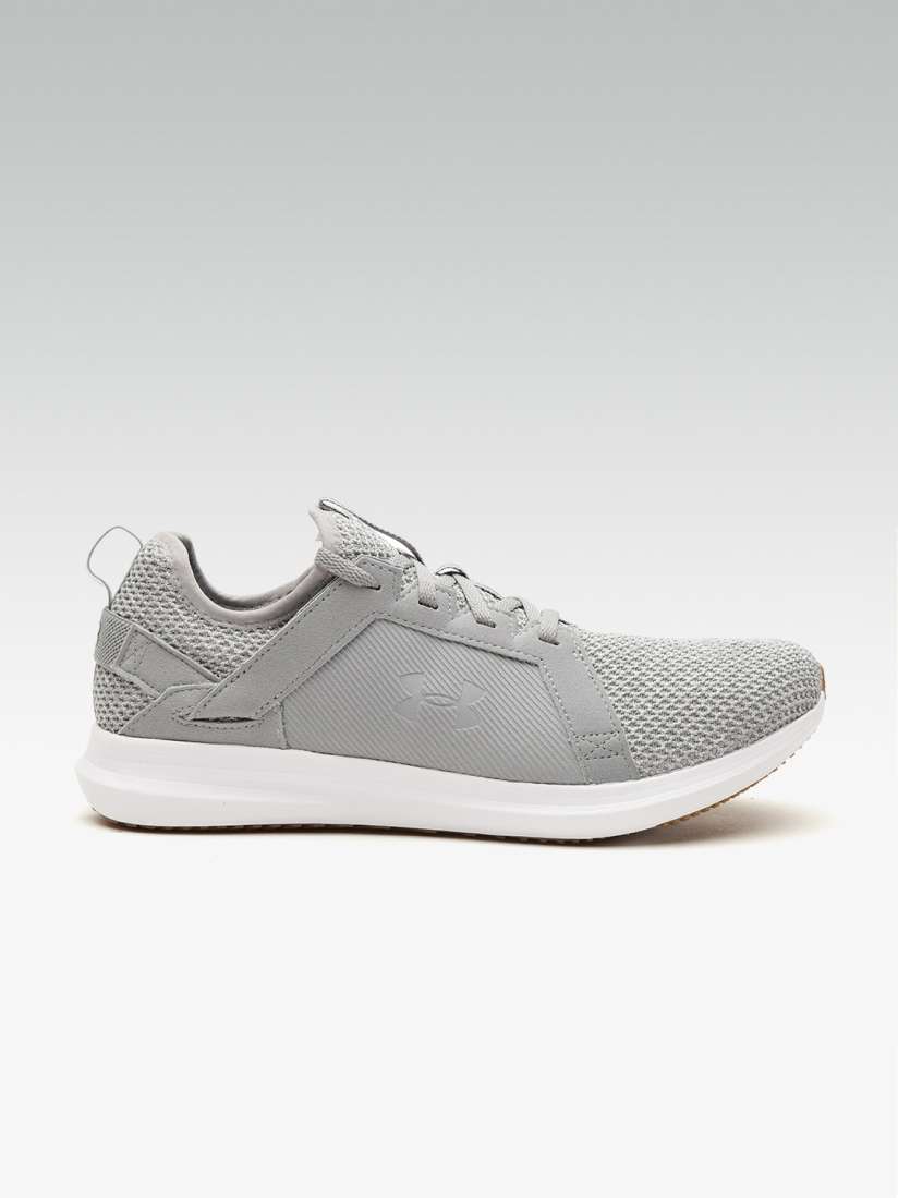 Buy UNDER ARMOUR Men Grey Woven Design Lounge Sportstyle Shoes Casual Shoes for Men 8903129 Myntra