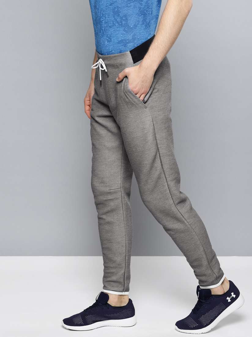 Buy UNDER ARMOUR Men Grey Solid Unstoppable Move Light Joggers Track Pants for Men 8903133 Myntra