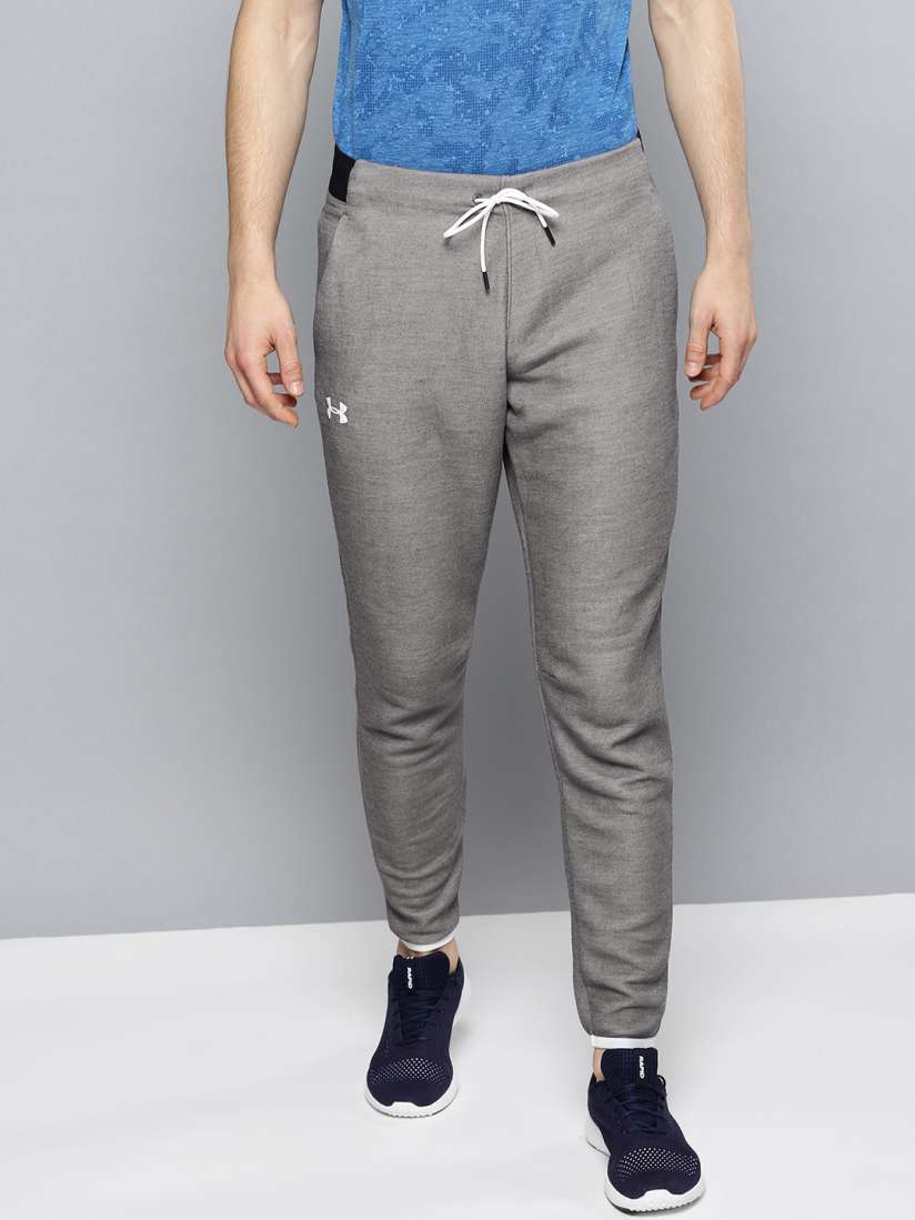 Buy UNDER ARMOUR Men Grey Solid Unstoppable Move Light Joggers Track Pants for Men 8903133 Myntra