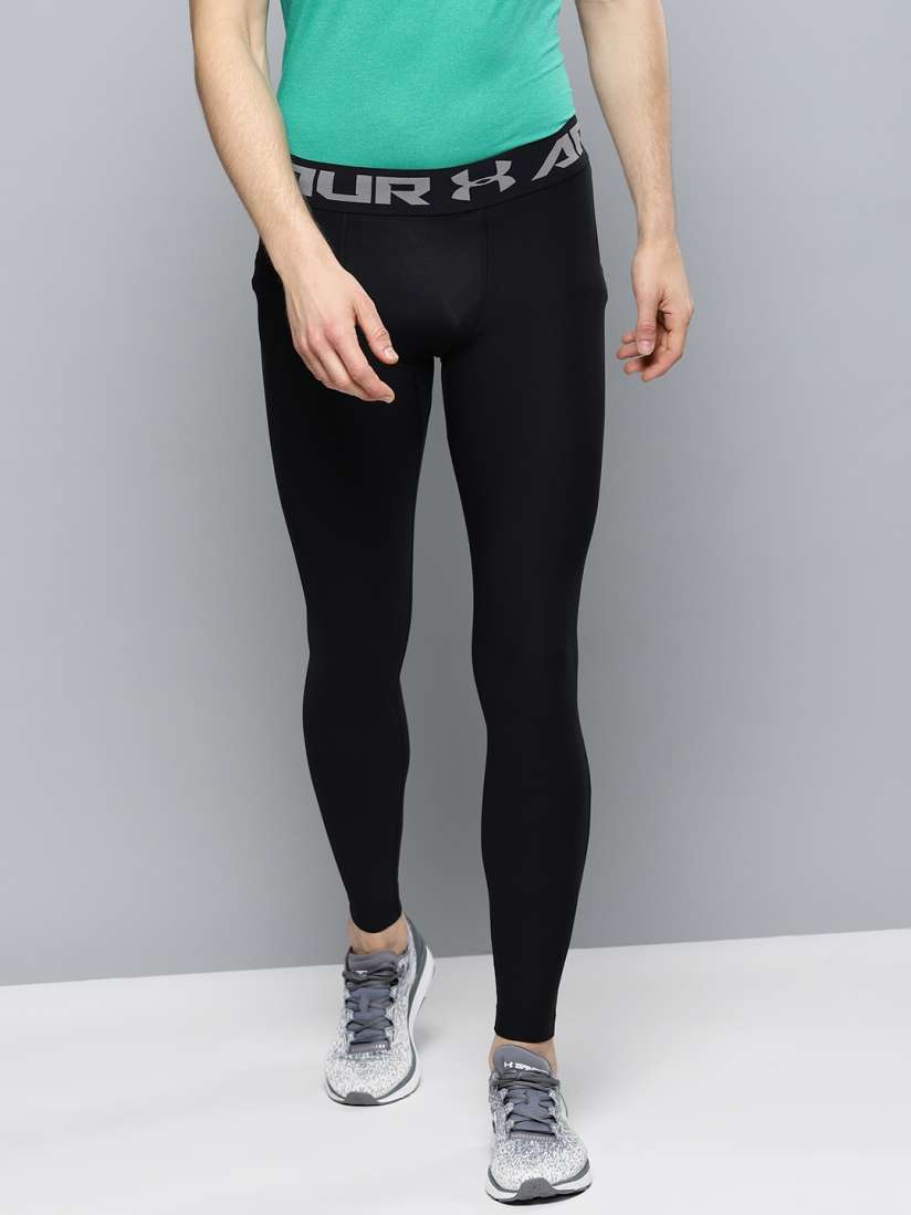 Buy UNDER ARMOUR Men Black Solid Heat Gear Armour 2.0 Compression Tights Tights for Men 8903161 Myntra