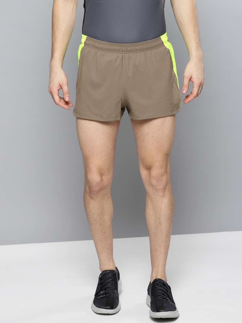 Buy UNDER ARMOUR Men Brown Solid Launch SW Split Running Shorts Shorts for Men 8903365 Myntra