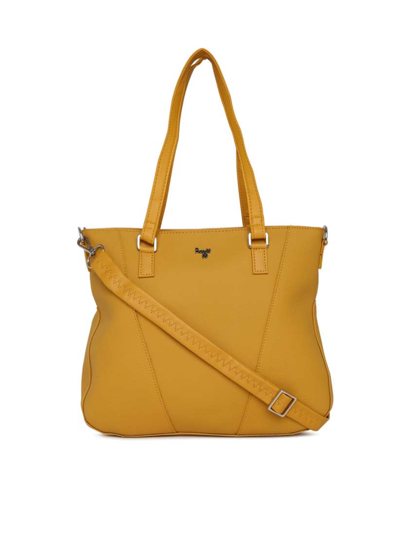 Buy Baggit Yellow Solid Shoulder Bag Handbags for Women 8904287 Myntra