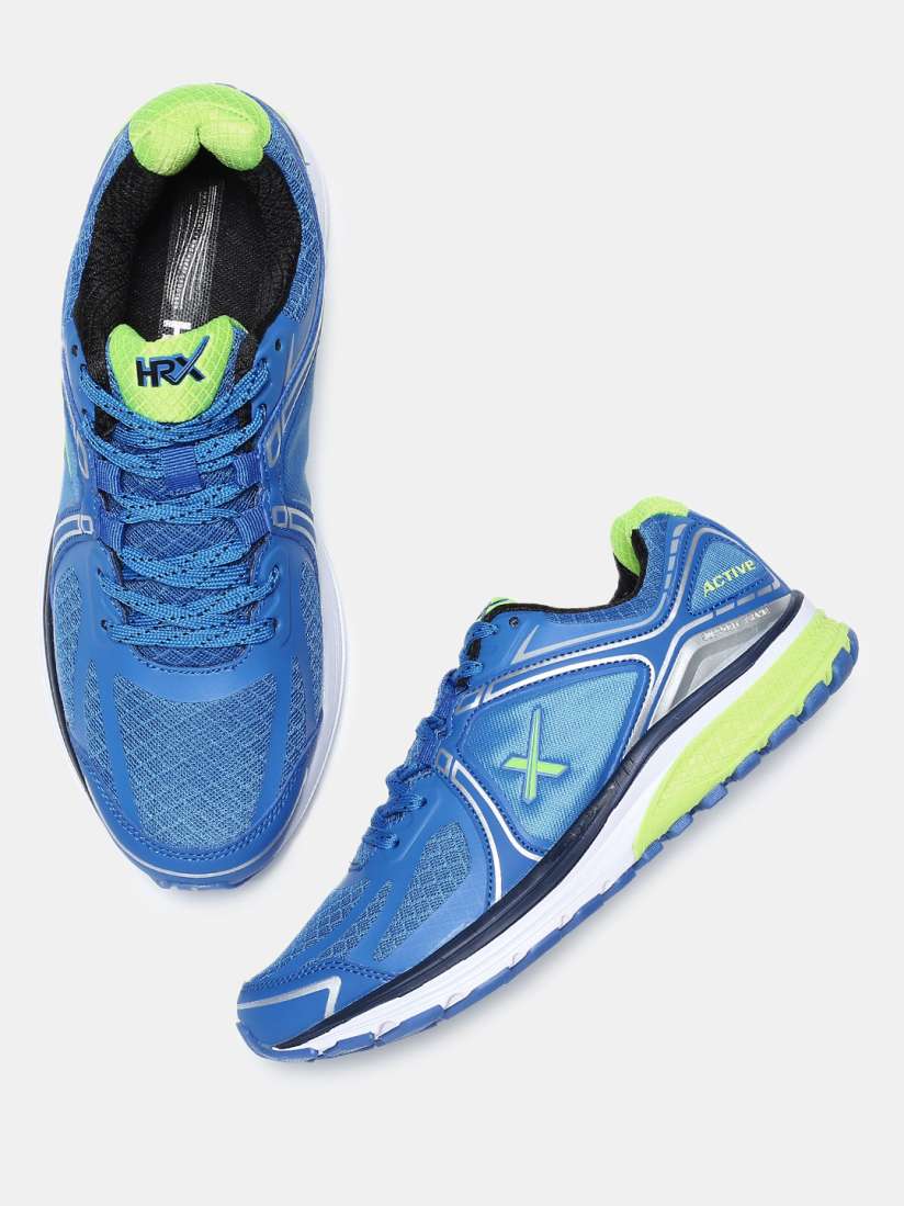Hrx by hrithik roshan blue running shoes sale
